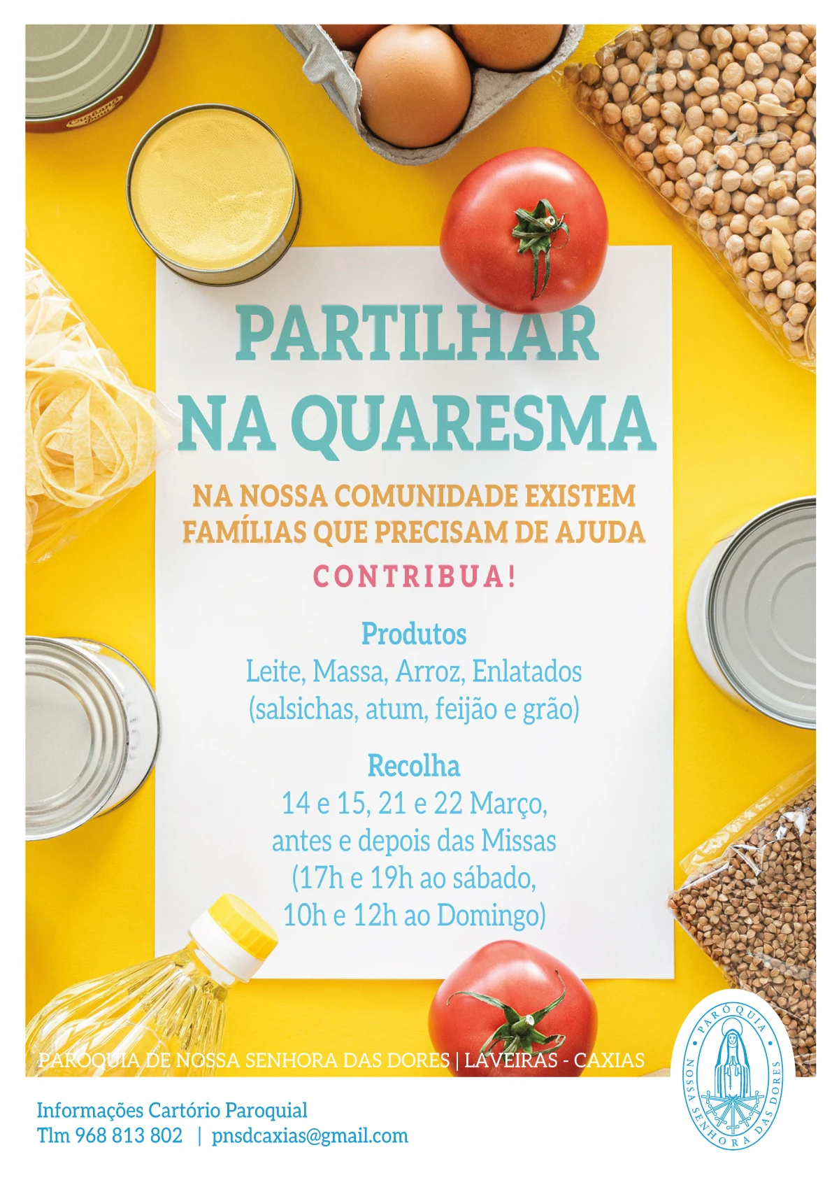 Cartaz Partilhar na Quaresma