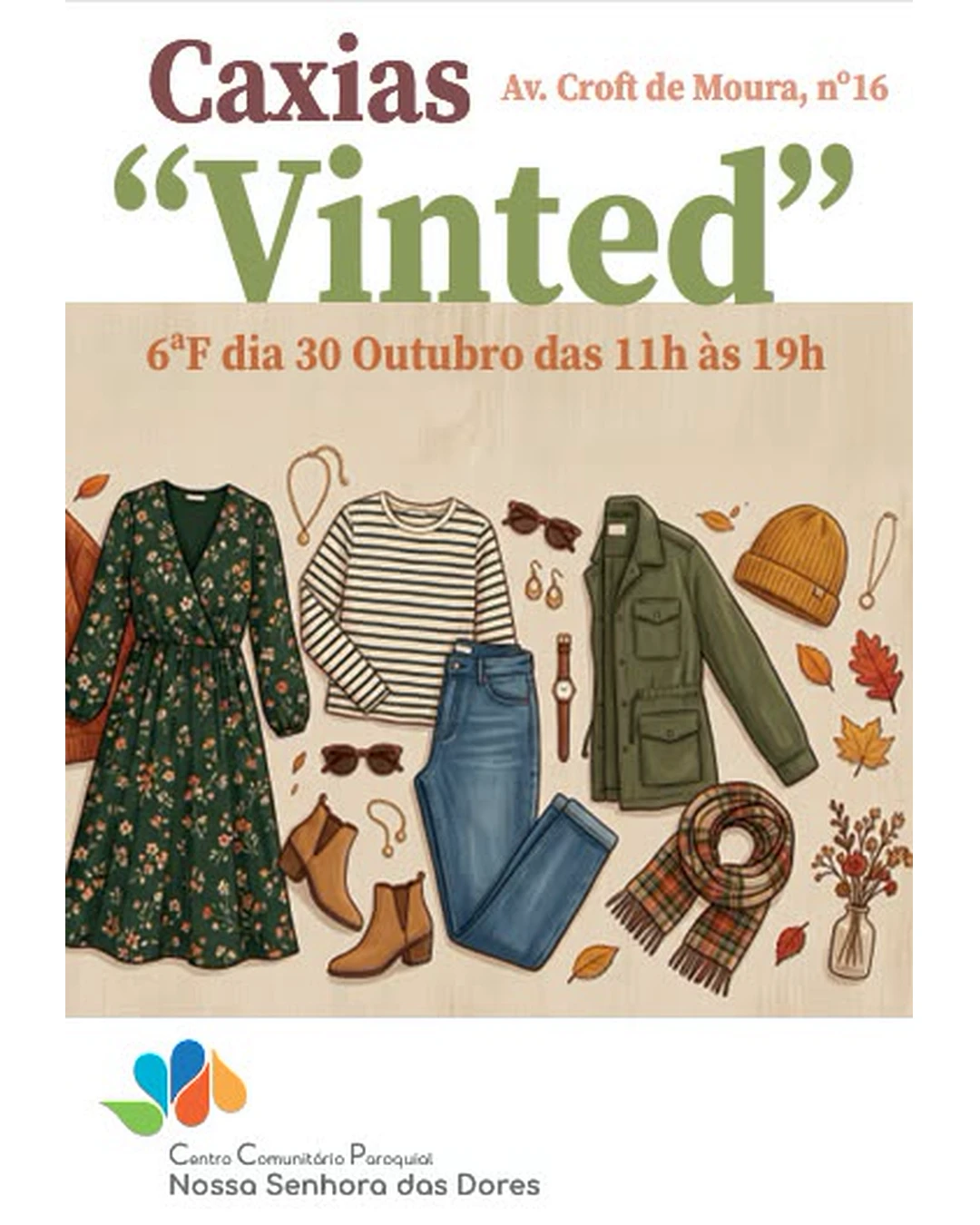 Cartaz Caxias Vinted 20261030 post 1080x1350
