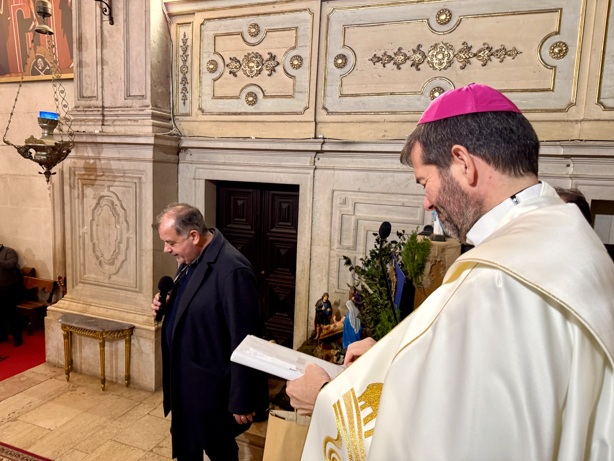 Jantar com as Comunidades Neocatecumenais e Lectio Divina na Cartuxa