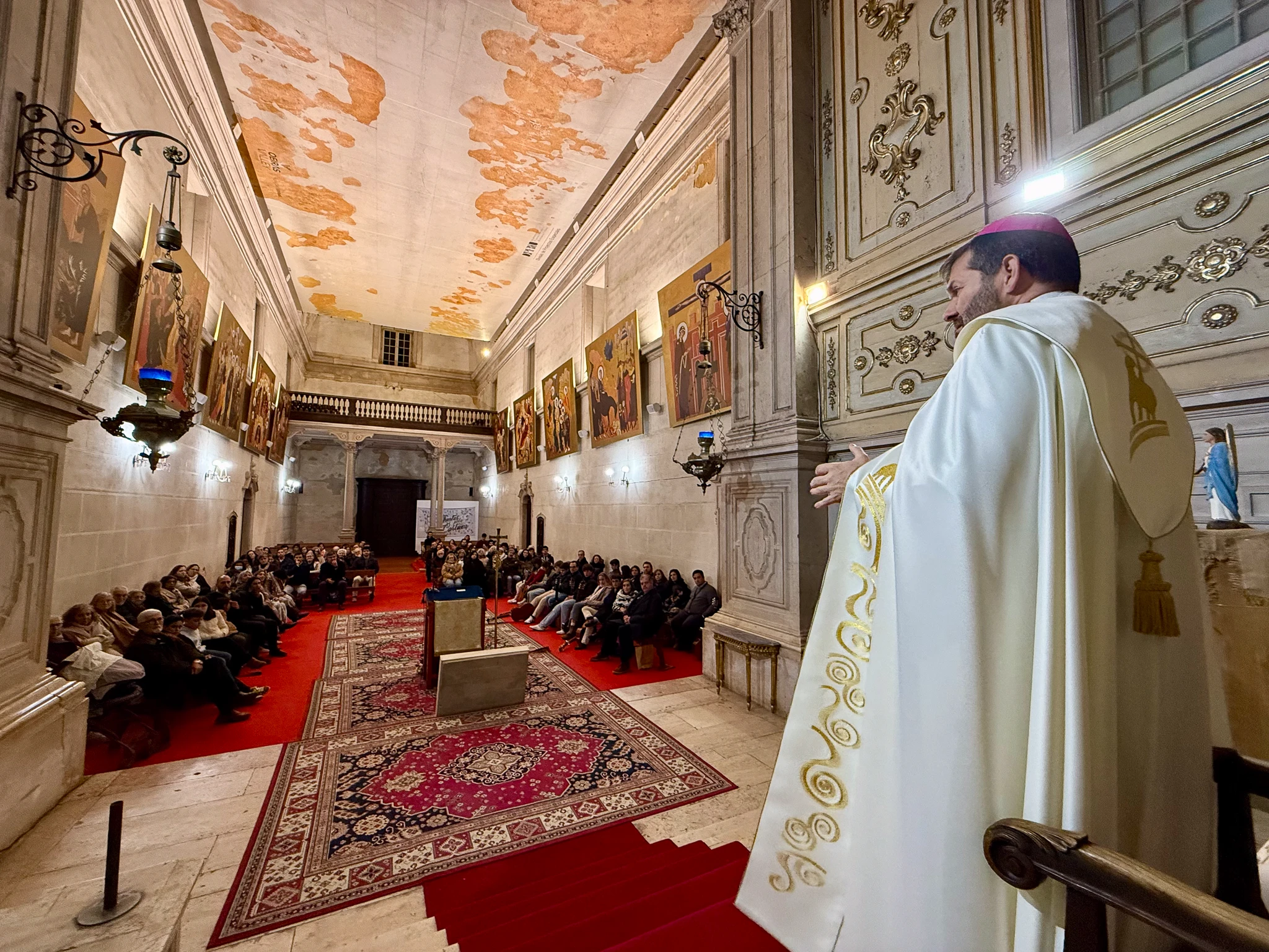Jantar com as Comunidades Neocatecumenais e Lectio Divina na Cartuxa