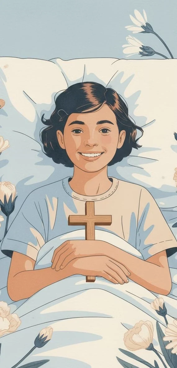 Ilustração de Beata Chiara Badano